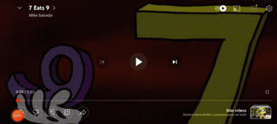 Cartoon Hand Holding Numbers 9 And 7 GIF
