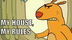 Cartoon Hangover Chris P. Duck My Rules GIF