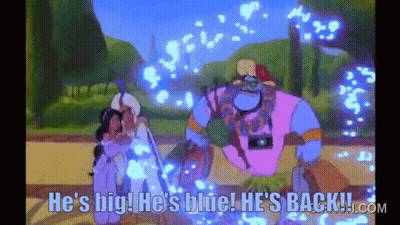 Cartoon He's Big He's Blue He's Back GIF