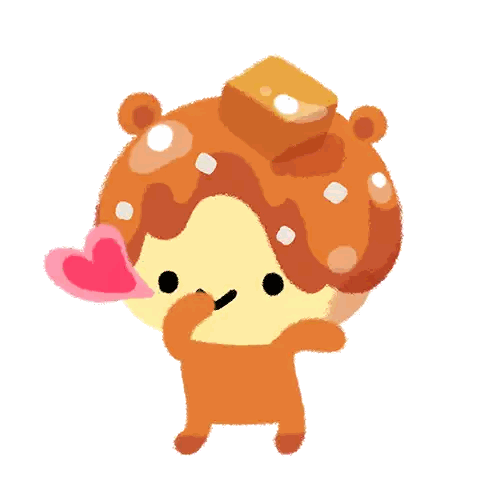 Cartoon Heart Head Sticker