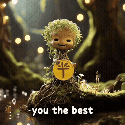 Cartoon Holding Coin Saying You The Best GIF