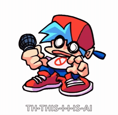 Cartoon Holding Microphone Saying Th-This-I-Is-Ai GIF