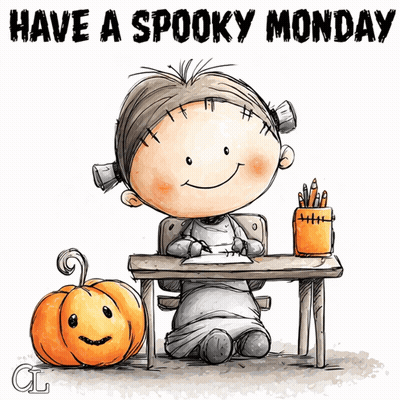 Cartoon Holding Microphone When The Spooky Month Hits GIF