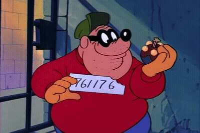 Cartoon Holding Paper With Number 761176 GIF