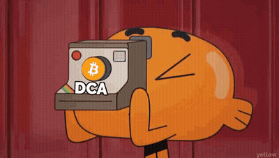 Cartoon Holding Polaroid Camera With DCA GIF