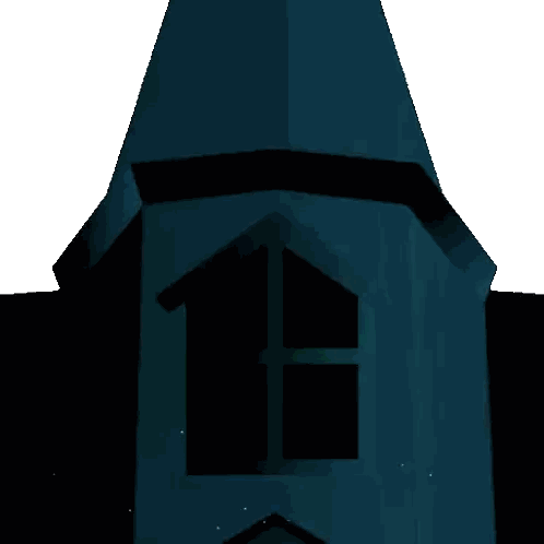 Cartoon House With Light From Window Sticker