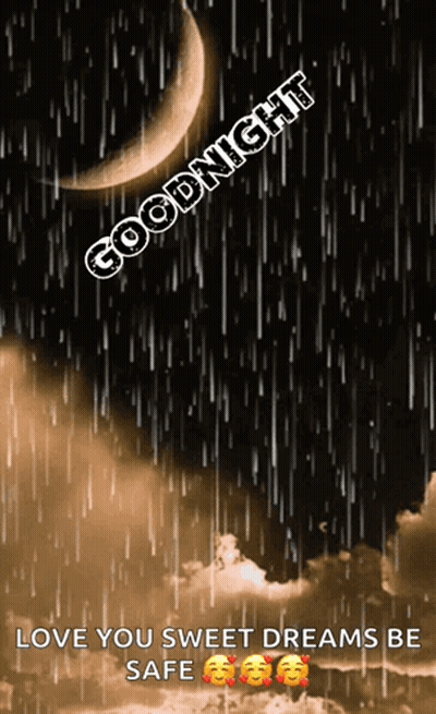 Cartoon In Yellow Raincoat Holding Microphone Saying It's Wet GIF