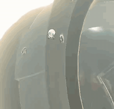 Cartoon Jellyfish With Blue Eyes GIF