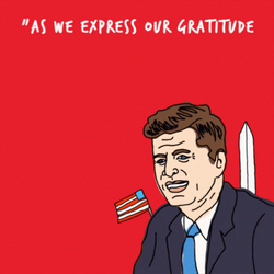 Cartoon Jfk Man Of His Worlds GIF