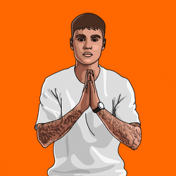 Cartoon Justin Bieber Praying Meme GIF