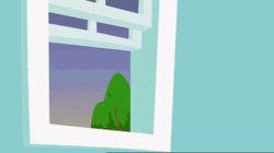 Cartoon Kid Jump Out Window GIF