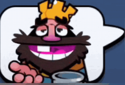 Cartoon King With Crown GIF