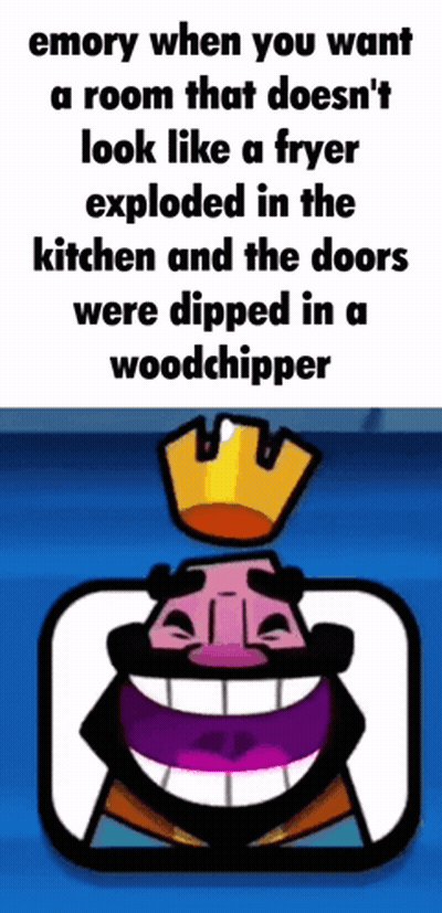 Cartoon King With Crown Saying Emory GIF