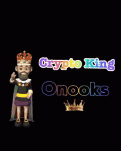 Cartoon King With Crypto King Onnooks GIF