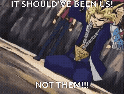 Cartoon Kneeling Saying It Should Ve Been Us Not Them GIF