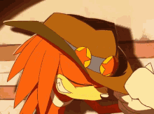 Cartoon Knuckles Evil Laugh  GIF