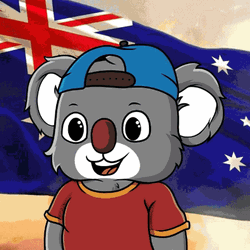 Cartoon Koala Traveler