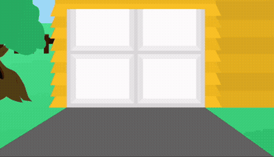 Cartoon Lamp Marshmallow And Red Ball GIF