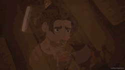 Cartoon Letting Go Of Treasure GIF