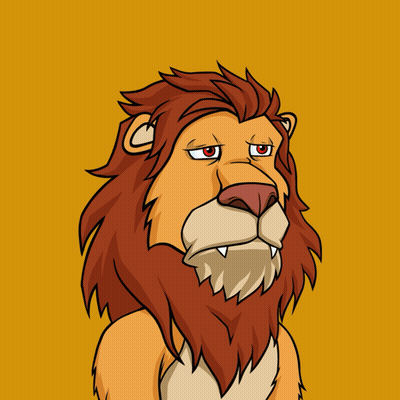 Cartoon Lion Thumbs Up Good Luck