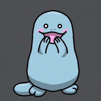 Cartoon Lizard With Pink Mouth GIF