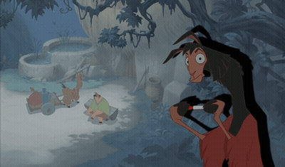 Cartoon Llama Smoking Cigarette in Jungle