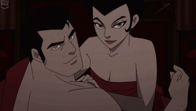 Cartoon Man And Woman With FM GIF
