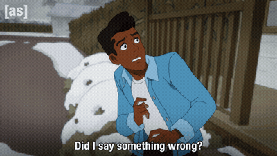 Cartoon Man Asking Did I Do Something Wrong GIF