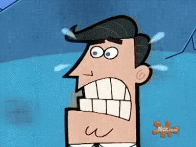 Cartoon Man Crying Open Mouth GIF