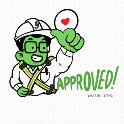 Cartoon Man Giving Thumbs Up Approved GIF