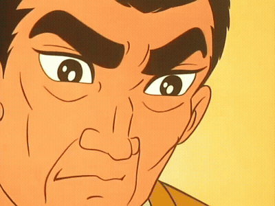 Cartoon Man Helping Another Up Stairs GIF