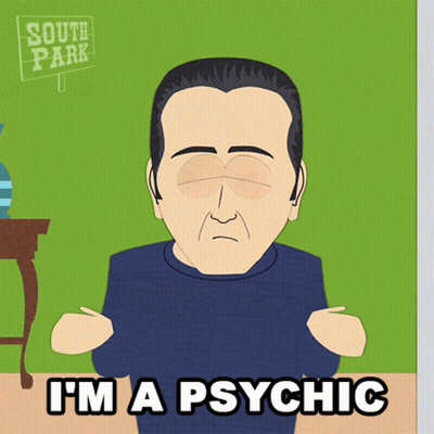 Cartoon Man Holding South Park Sign GIF