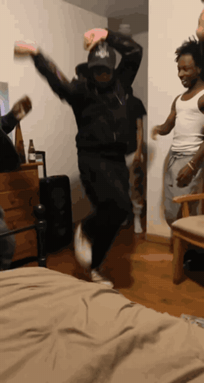 Cartoon Man Holding Stick Saying Lets Get Down To Business GIF