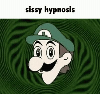 Cartoon Man In Green Hat Sissy Hypnosis GIF