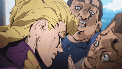 Cartoon Man In Purple Shirt GIF