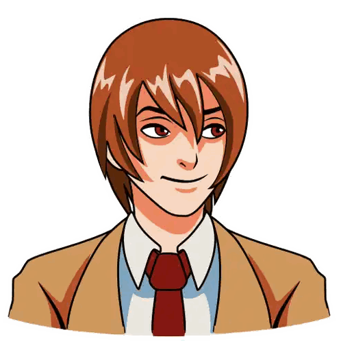 Cartoon Man In Suit And Tie Sticker