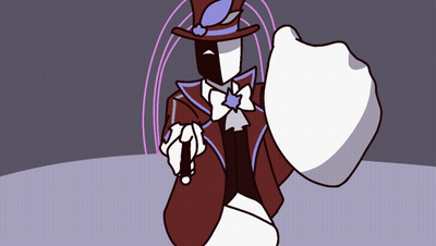Cartoon Man In Top Hat GIF
