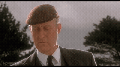 Cartoon Man In Top Hat With Cane GIF
