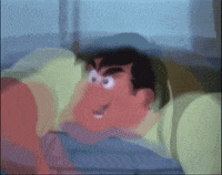 Cartoon Man Is Dizzy GIF
