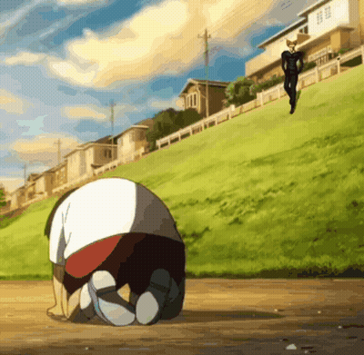 Cartoon Man Kneeling GIF
