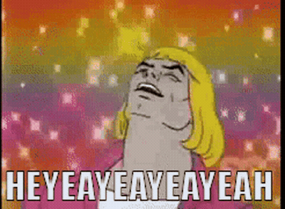 Cartoon Man Laughing Heyeay Eay Eay Yeah GIF