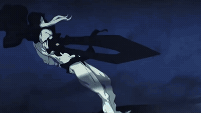Cartoon Man Laying Down In Black Shirt GIF