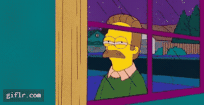 Cartoon Man Looking Out Window Giflr.com