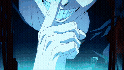 Cartoon Man Making Shhh Gesture GIF