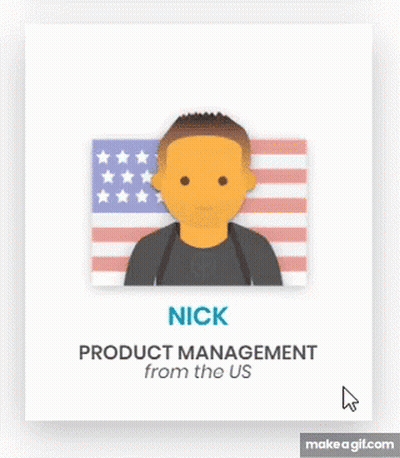 Cartoon Man Named Nick GIF
