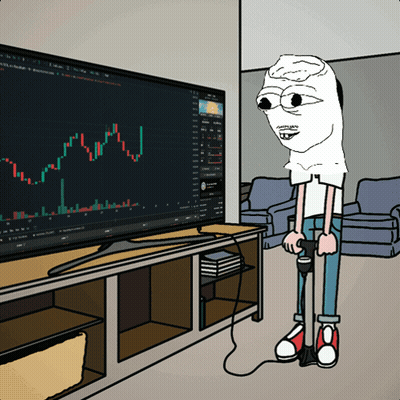 Cartoon Man Playing Video Game At Computer GIF