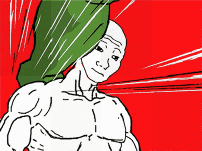 Cartoon Man Punched By Green Hulk GIF