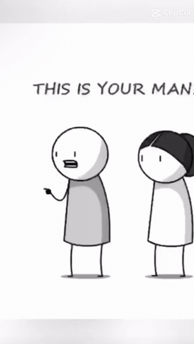 Cartoon Man Saying A And That's And That's GIF