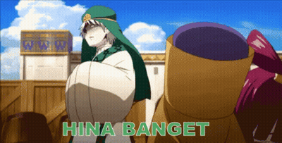 Cartoon Man Saying Hina Banget GIF