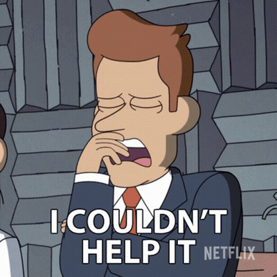 Cartoon Man Saying I Couldn't Help It GIF